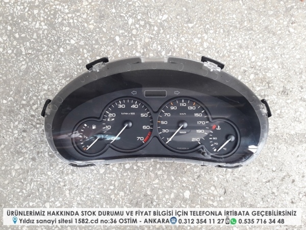 peugeot 206 çıkma kilometre saati