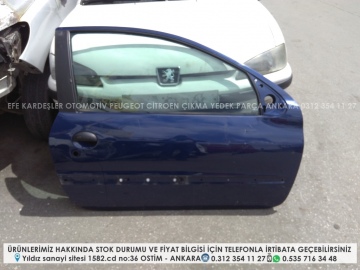 PEUGEOT 206 GTİ ÇIKMA SAĞ DOLU KAPI