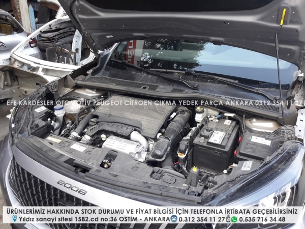 PEUGEOT 2008 1.2 BENZİNLİ 130HP ÇIKMA MOTOR