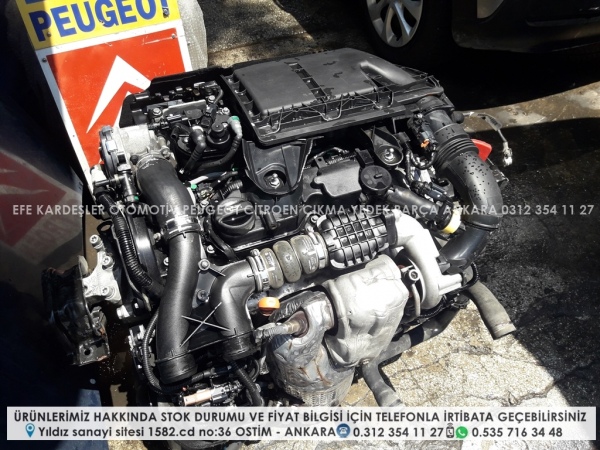 CİTROEN C-ELYSEE 1.6 DİZEL EURO5 ÇIKMA MOTOR