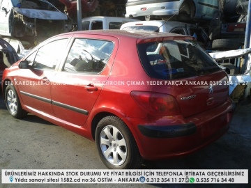 peugeot 307 çıkma yedek parça