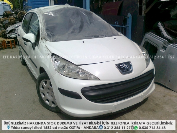 peugeot 207 çıkma yedek parça